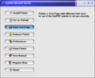 GetPDF lntranet Server screenshot